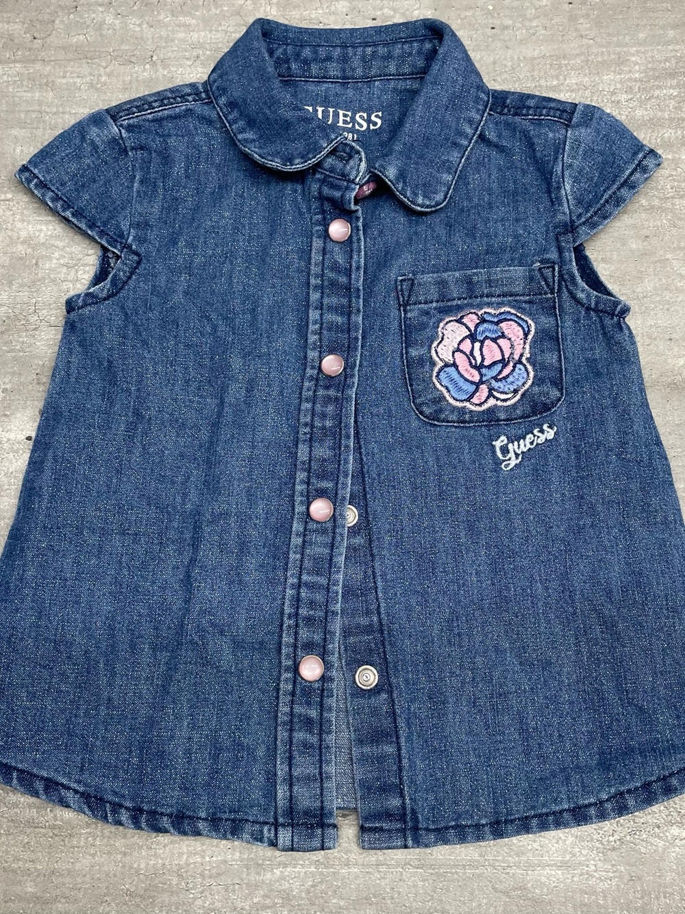 Guess OshKosh Disney Baby Clothing Lot 6-9M Blue Grey Striped Good 5pc Bundle - Picture 7 of 16